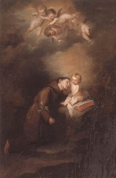 unknow artist The Christ child appearing to saint anthony of padua oil painting image